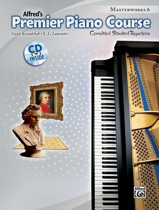 Alfreds Premier Piano Course, Masterworks 6 - Book & CD