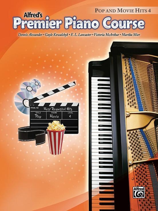 Alfreds Premier Piano Course, Pop and Movie Hits 4-Piano & Keyboard-Alfred-Engadine Music