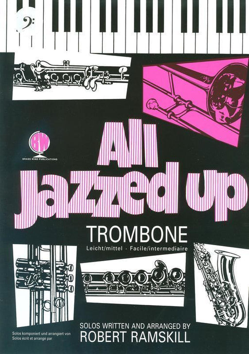 All Jazzed Up Trombone, Book & CD-Brass-Brass Wind Publications-Engadine Music