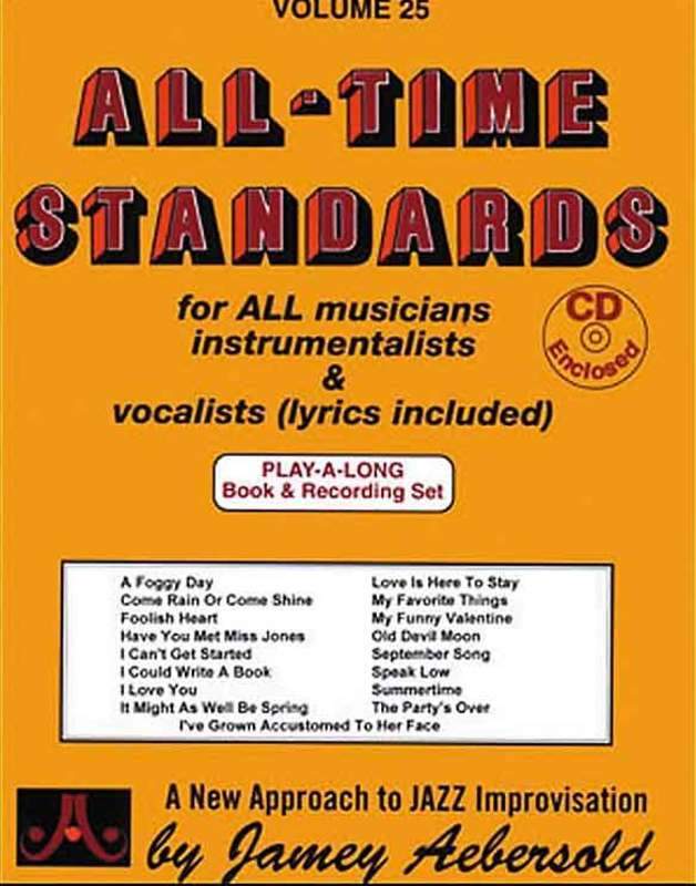 All-Time Standards - Volume 25-Jazz-Jamey Aebersold Jazz-Engadine Music