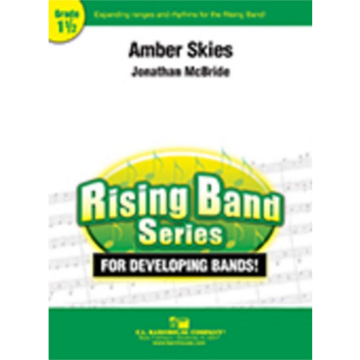 Amber Skies, Jonathan McBride Concert Band Chart Grade 1.5-Concert Band Chart-C.L. Barnhouse Company-Engadine Music