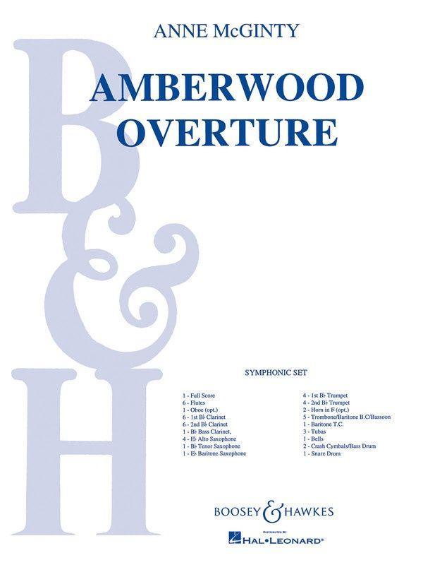 Amberwood Overture, Anne McGinty Concert Band Grade 2-Concert Band Chart-Boosey & Hawkes-Engadine Music