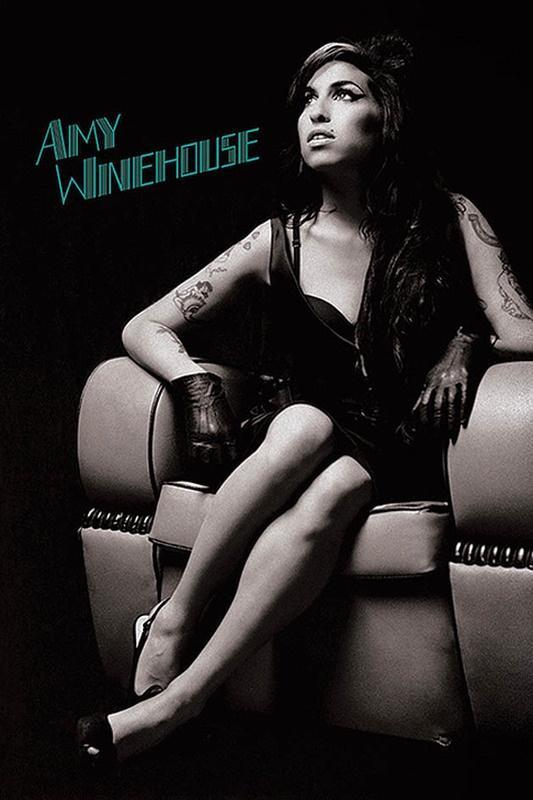Amy Winehouse: Chair - Wall Poster-Music Poster-Aquarius-Engadine Music