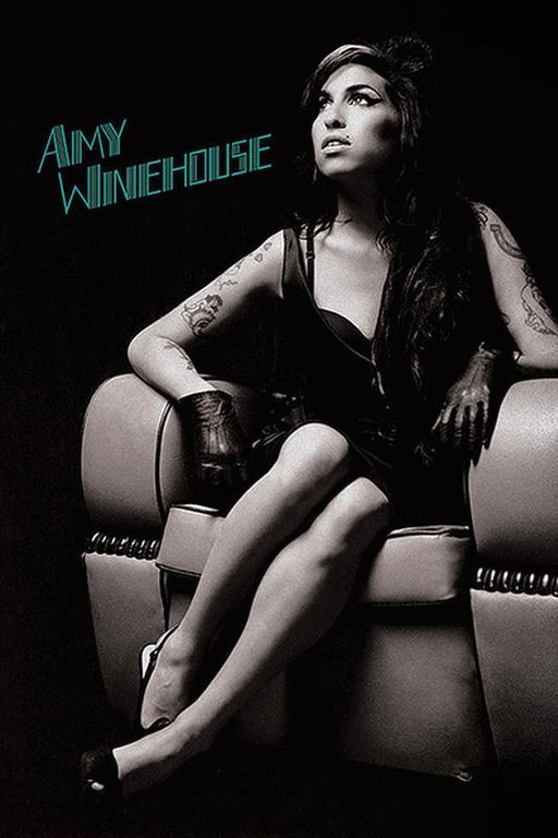 Amy Winehouse: Chair - Wall Poster-Music Poster-Aquarius-Engadine Music