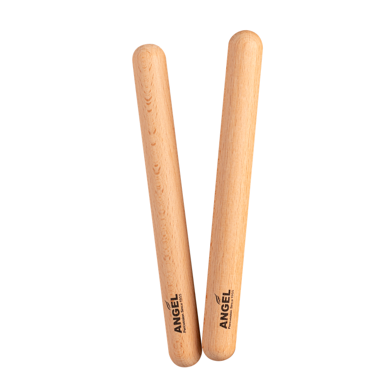 Angel Hardwood 8 inch Claves Pair