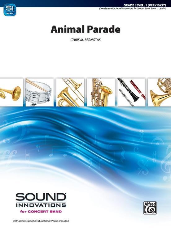 Animal Parade, Chris M. Bernotas Concert Band Grade 1-Concert Band-Alfred-Engadine Music
