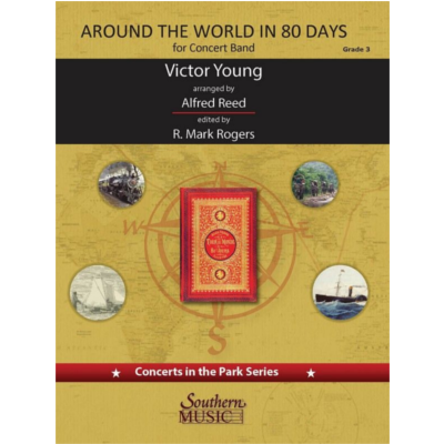 Around the World in 80 Days, Victor Young Arr. Alfred Reed Concert Band Chart Grade 3-Concert Band Chart-Southern Music Company-Engadine Music