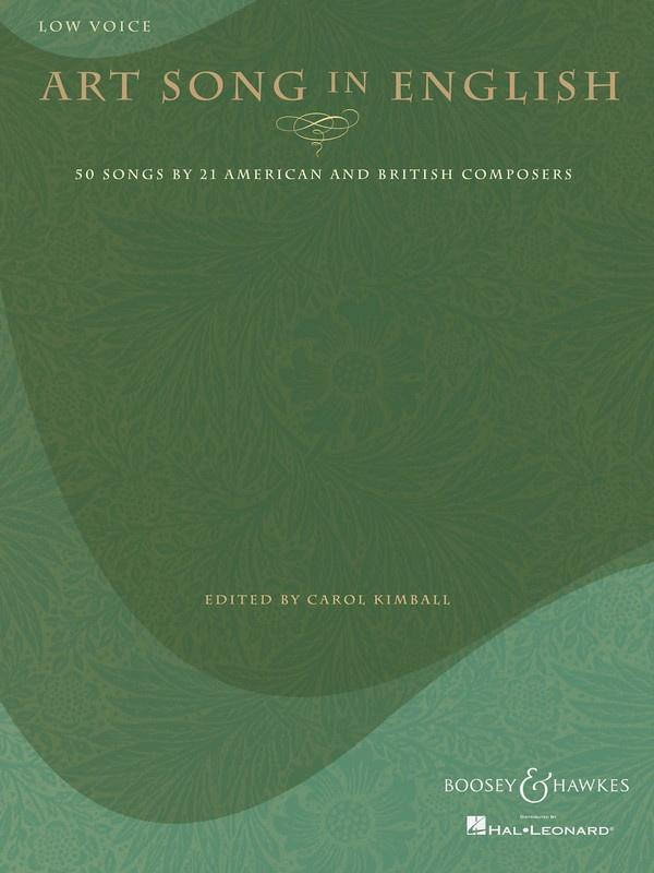 Art Song In English, Low Voice-Vocal-Boosey & Hawkes-Engadine Music