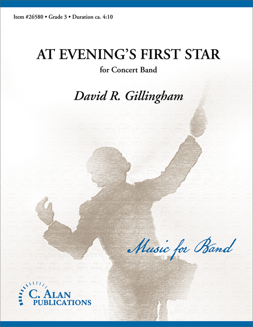 At Evening's First Star, David R. Gillingham Concert Band Grade 3