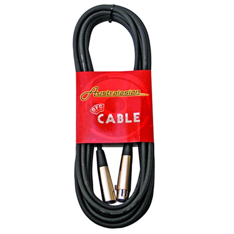 Australasian 20ft XLR to XLR Microphone Cable - 6m Mic Lead - KME21-Microphone Lead-AMS-Engadine Music