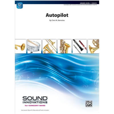 Autopilot, Chris M. Bernotas Concert Band Chart Grade 1-Concert Band Chart-Alfred-Engadine Music