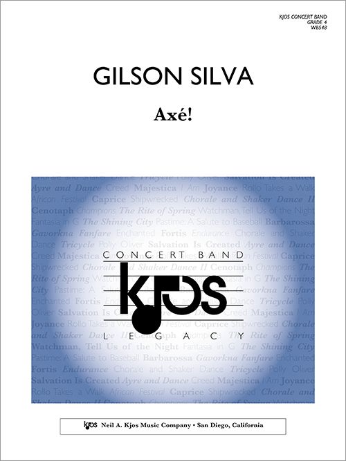 Axé, Gilson Silva, Concert Band Grade 4