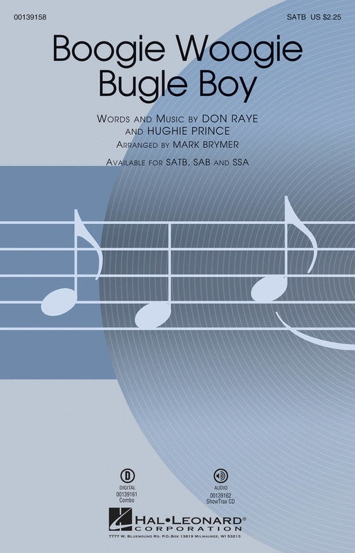 BOOGIE WOOGIE BUGLE BOY SSA