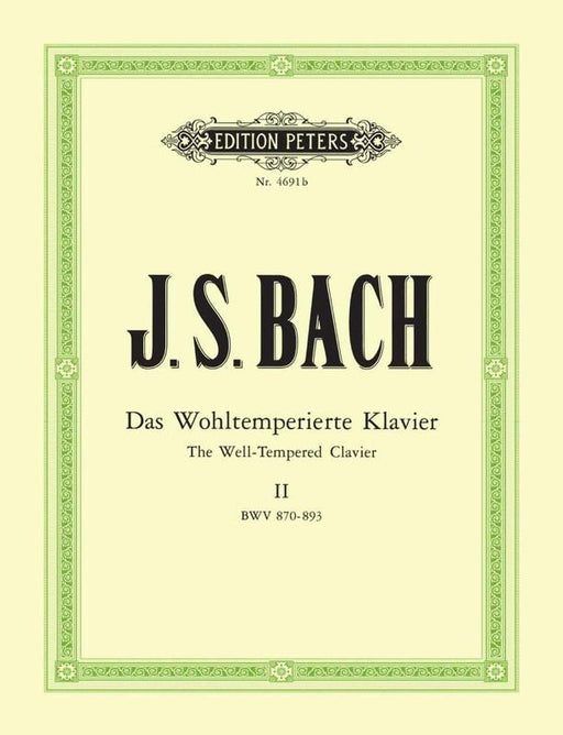 Bach - 48 Preludes and Fugues Vol. 2, Piano