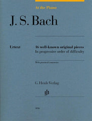 Bach - At the Piano 16 well-known original pieces, Piano