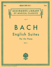 Bach English Suites - Book 1, Piano