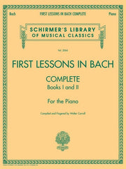Bach - First Lessons in Bach, Complete Books 1 and 2, Piano-Piano & Keyboard-G. Schirmer Inc.-Engadine Music