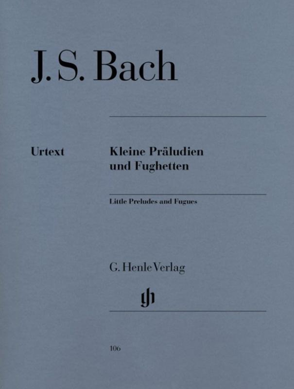 Bach - Little Preludes and Fugues, Piano-Piano & Keyboard-G. Henle Verlag-Engadine Music