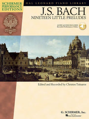 Bach - Nineteen Little Preludes, Piano-Piano & Keyboard-G. Schirmer Inc.-Engadine Music