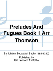 Bach - Preludes and Fugues Book 1, Piano
