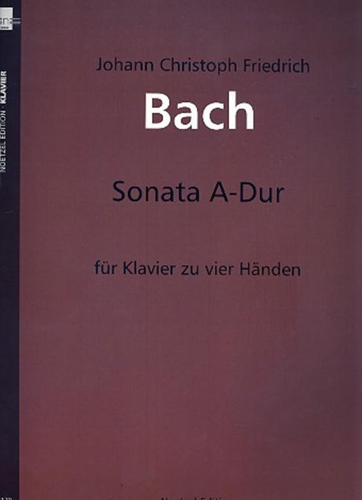 Bach - Sonata in A major BR A 40/ W XIII/1, Piano