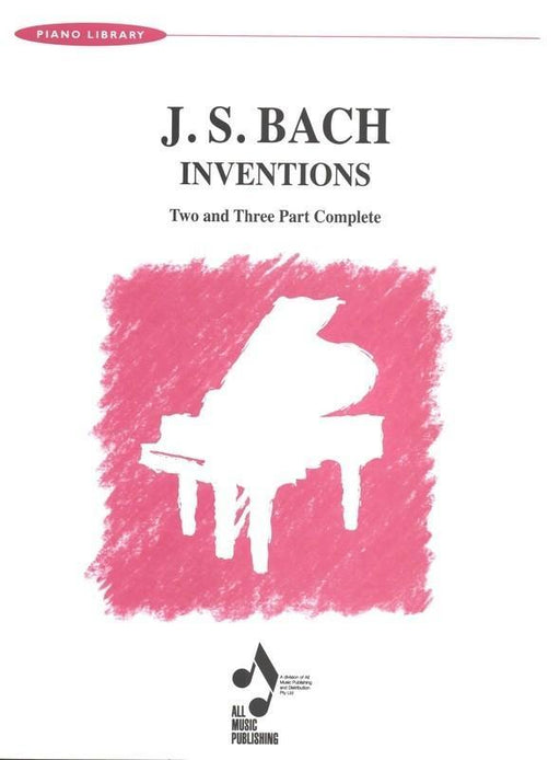 Bach - Two and Three Part Inventions Complete-Piano & Keyboard-All Music Publishing-Engadine Music