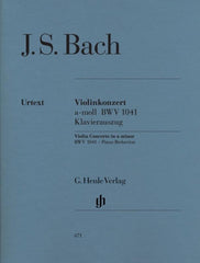 Bach - Violin Concerto in A minor BWV 1041-Strings-G. Henle Verlag-Engadine Music