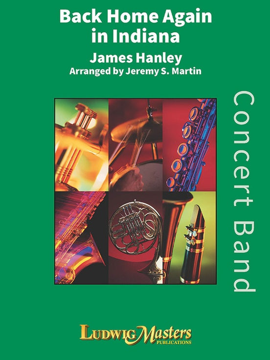 Back Home Again in Indiana, Concert Band, Grade 3