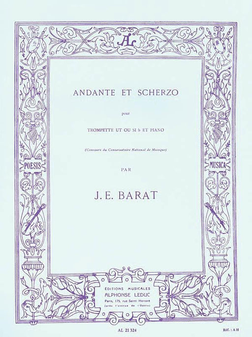 Barat - Andante et Scherzo for Trumpet and Piano