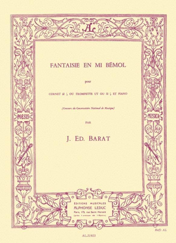 Barat - Fantasie In E Minor Trumpet/Piano