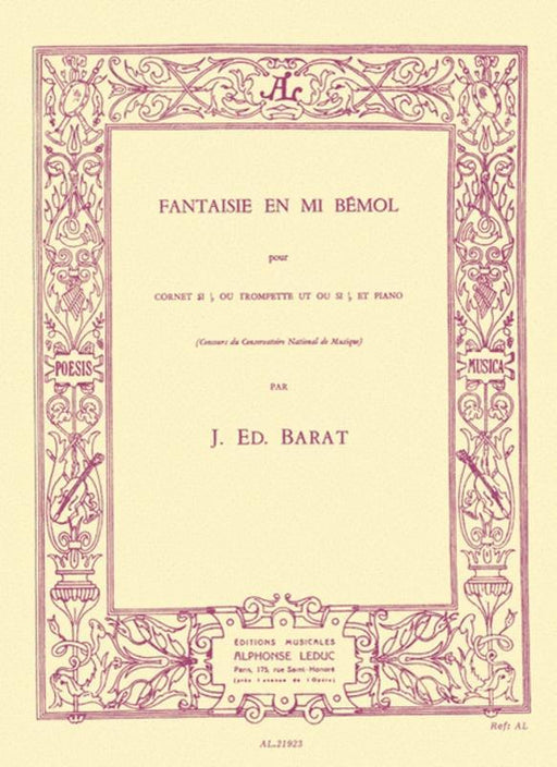 Barat - Fantasie In E Minor Trumpet/Piano