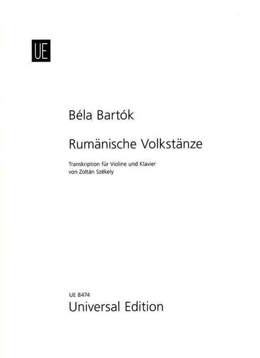 Bartok - Rumanian Folk Dances, Violin & Piano-Strings-Universal Edition-Engadine Music