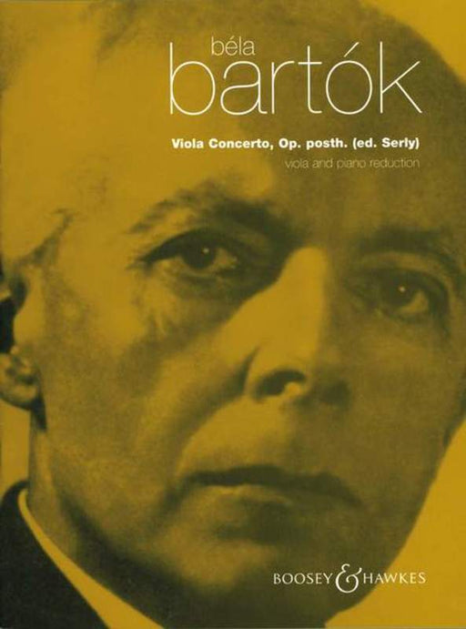 Bartok - Viola Concerto, Op. posth. Viola & Piano-Strings-Boosey & Hawkes-Engadine Music
