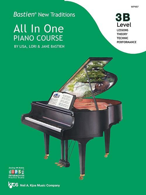 Bastien New Traditions All In One Piano Course - Level 3B-Piano & Keyboard-Neil A. Kjos Music Company-Engadine Music