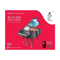 Bastien New Traditions All In One Piano Course - Primer B-Piano & Keyboard-Neil A. Kjos Music Company-Engadine Music