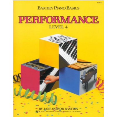 Bastien Piano Basics, Performance, Level 4-Piano & Keyboard-Neil A. Kjos Music Company-Engadine Music