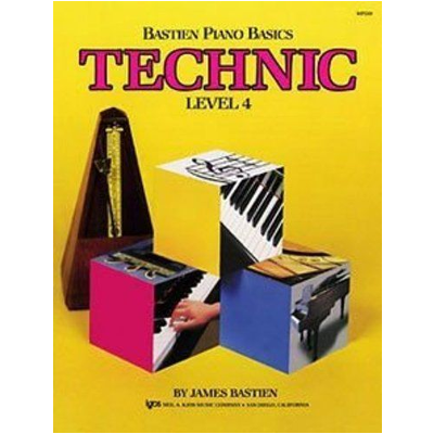 Bastien Piano Basics, Technic, Level 4-Piano & Keyboard-Neil A. Kjos Music Company-Engadine Music