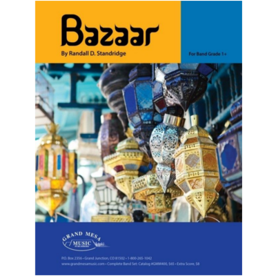 Bazaar, Randall D. Standridge Concert Band Chart Grade 1.5-Concert Band Chart-Grand Mesa Music-Engadine Music