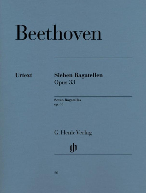 Beethoven - 7 Bagatelles Op. 33, Piano