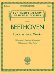 Beethoven - Favorite Piano Works-Piano & Keyboard-G. Schirmer Inc.-Engadine Music