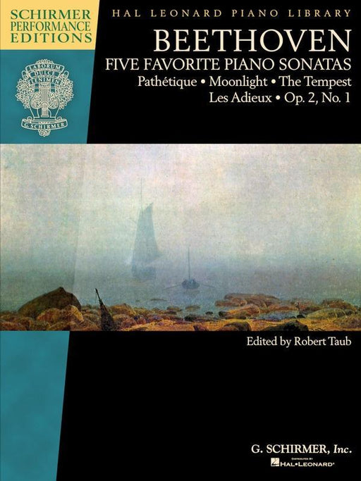 Beethoven - Five Favorite Piano Sonatas-Piano & Keyboard-G. Schirmer Inc.-Engadine Music