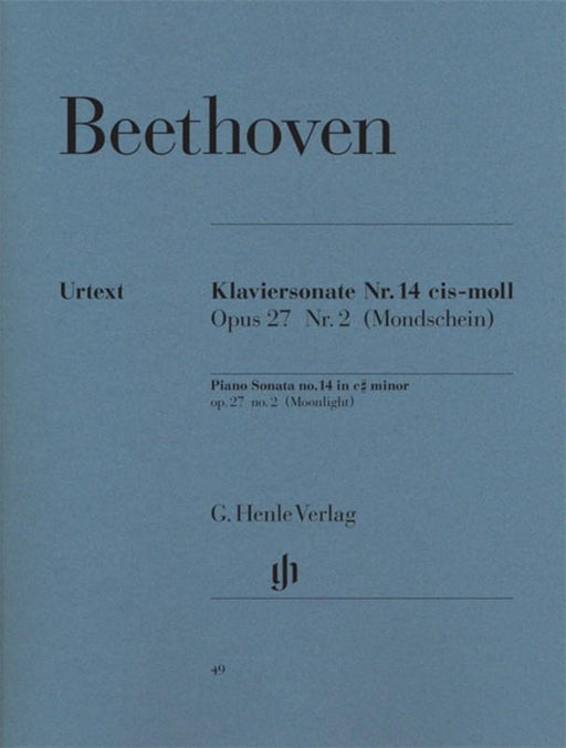 Beethoven - Piano Sonata No. 14 c sharp minor Op. 27 No. 2 [Moonlight]
