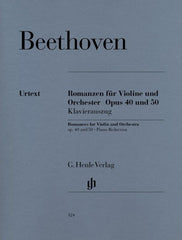 Beethoven - Romances in G major Op. 40 and F major Op. 50, Violin-Strings-G. Henle Verlag-Engadine Music