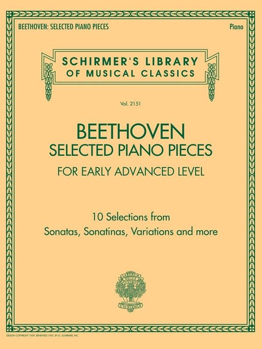 Beethoven - Selected Piano Pieces, Piano