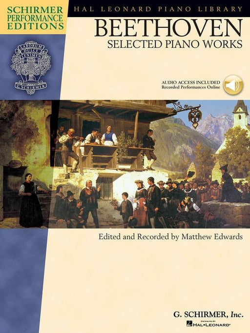 Beethoven - Selected Piano Works-Piano & Keyboard-G. Schirmer Inc.-Engadine Music