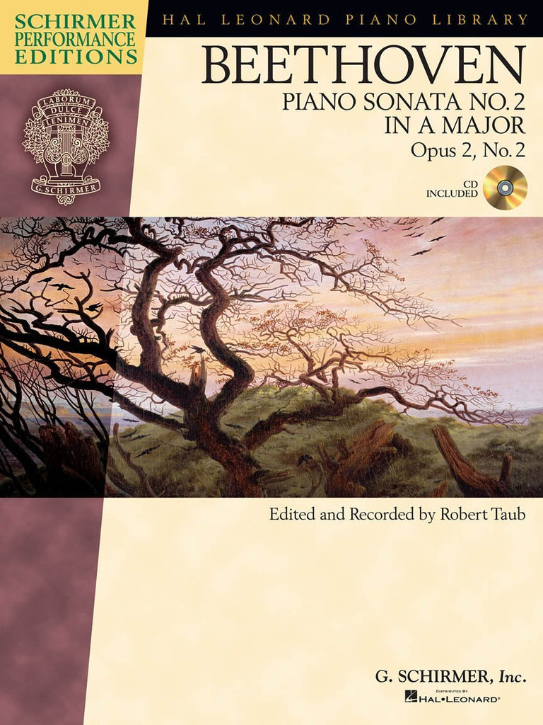 Beethoven - Sonata No. 2 in A Major, Op. 2, No. 2, Piano-Piano & Keyboard-G. Schirmer Inc.-Engadine Music
