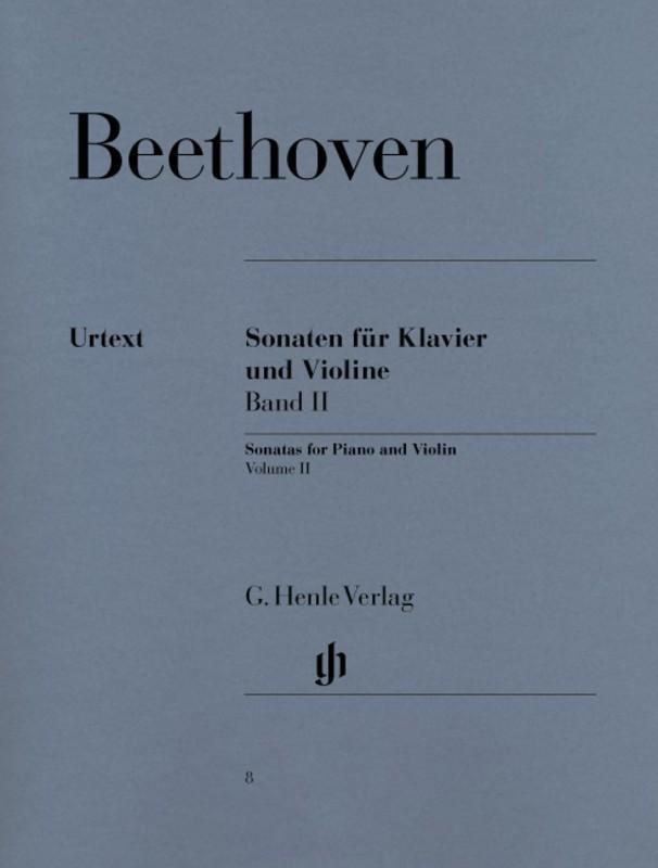 Beethoven - Sonatas for Piano and Violin Volume 2-Strings-G. Henle Verlag-Engadine Music