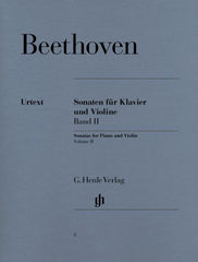 Beethoven - Sonatas for Piano and Violin Volume 2-Strings-G. Henle Verlag-Engadine Music
