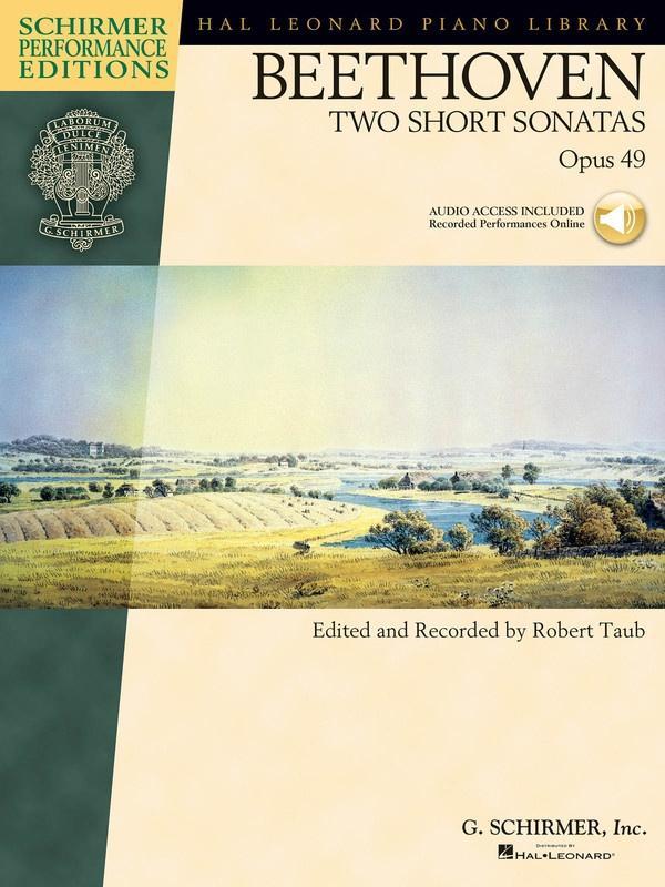 Beethoven - Two Short Sonatas, Opus 49, Piano-Piano & Keyboard-G. Schirmer Inc.-Engadine Music