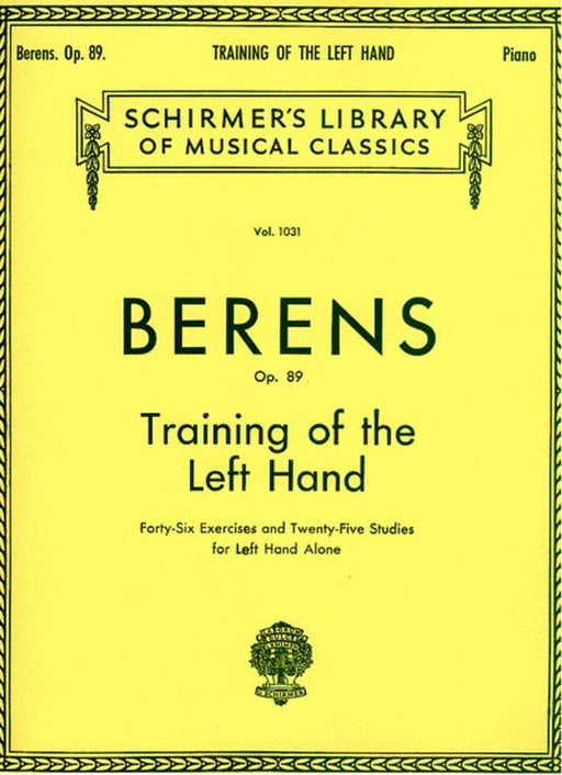 Berens - Training of the Left Hand Op. 89, Piano